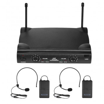 Bezprzewodowy zestaw mikrofonowy UHF ammoon U585B