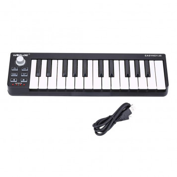 Przenośne kompaktowe pianino WORLDE EASYKEY 25 USB