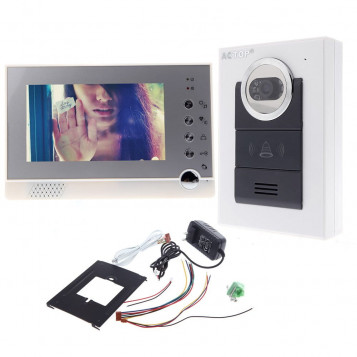 Bezprzewodowy Wideofon Videofon 7 cali LCD Docooler