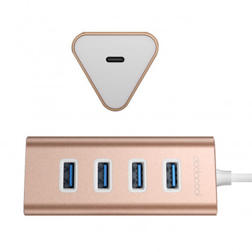 Hub Usb c 3.0 rozdzielacz 4 porty rozgałęźnik