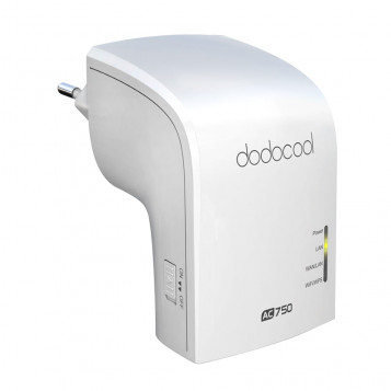 Wzmacniacz WiFi Repeater AP Router AC750 2.4 5GHz DODOCOOL DC24