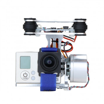 Gimbal 2D ze sterownikiem DRON GoPro 3 DJI Phantom 1 2 Walkera X350 Pro Czarna