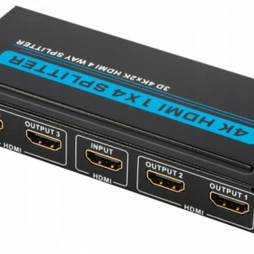 Rozdzielacz Splitter HDMI 1x4 3D 4Kx2K UHD Spliter