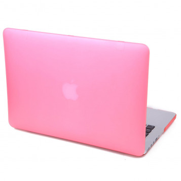 Etui Macbook PRO RETINA 15'' PLASTIKOWA OBUDOWA HARD CASE kolor różowy