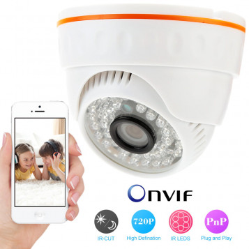Kamera IP CCTV 720P HD IR LED H.264 CMOS wewnętrzna KKmoon S370W