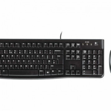 Zestaw bezprzewodowej klawiatury i myszki LOGITECH MK120