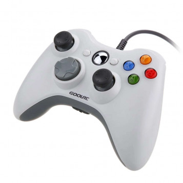 GamePad PAD do PC XBOX 360 DUAL SHOCK USB biały