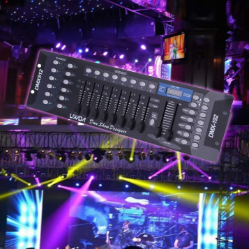 Uniwersalny sterownik do świateł DMX 192 manualny