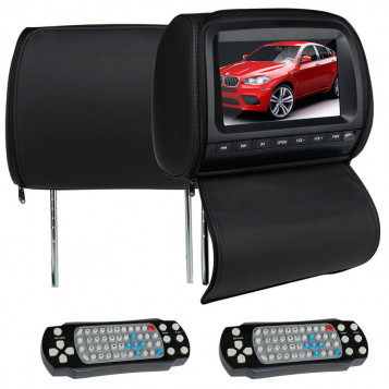Zagłówek Multimedialny LCD 9'' HD DVD 2szt