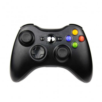 Bezprzewodowy kontroler pad Microsoft Xbox 360 czarny 1403 BB