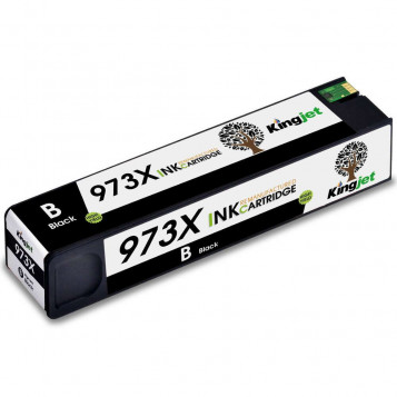 Czarny tusz do drukarek HP zgodny z KingJet 973X