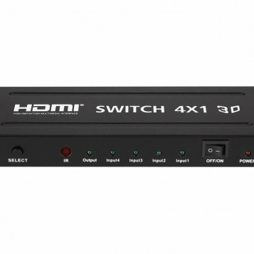 Przełącznik switch HDMI 4x1 3D FullHD 4K Yinglun3D YL612046107775