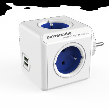 Listwa zasilająca PowerCube Original USB 2202BL 4 gniazda