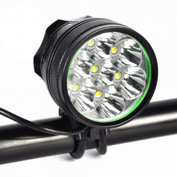 Super jasny reflektor rowerowy WasaFire XML T6 8000 lumenów