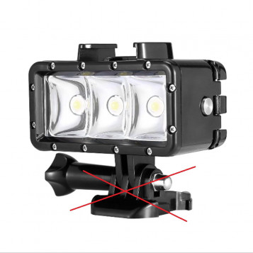 Wodoodporna lampa do nurkowania Orsda SL-102 30m 3 led