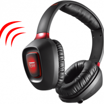 Bezprzewodowe słuchawki gamingowe Sound Blaster Tactic3D Rage v2.0