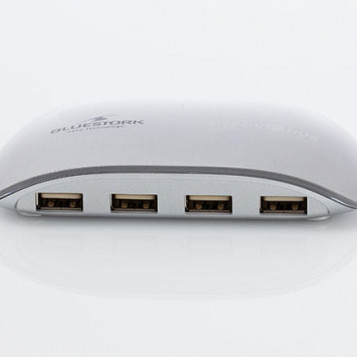 Hub USB Bluestork BS-USB7M/PS 7 portów