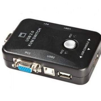 Adapter przejściówka KVM-4P USB VGA MT-Viki 4 porty Full HD