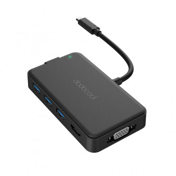 Wielofunkcyjny HUB 7w1 Dodocool DC35 USB-C 4K