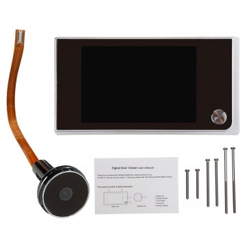 Elektroniczny dzwonek wizjer do drzwi ekran LCD Cat Eye 3.5''