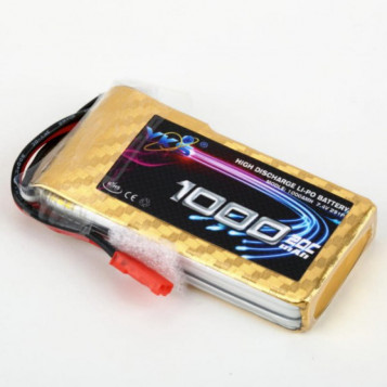 Bateria LiPO YKS BW135 7.4V 1000mAh