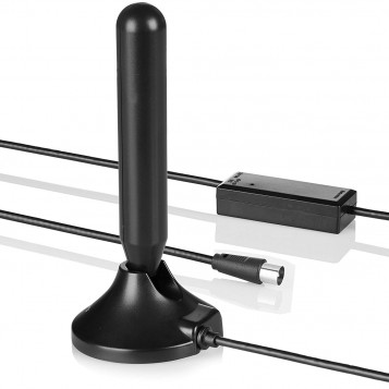Wewnętrzna przenośna antena cyfrowa AmazonBasics DVB-T609
