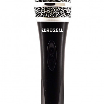 Dynamiczny mikrofon wokal Eurosell EUR-MIC50C przewód XRL Jack Mic