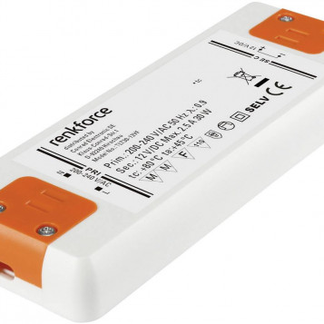 Transformator 0.5-30W 12VDC 2500mA Renkforce TLT30-12VF
