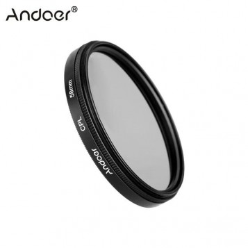 Filtr polaryzacyjny ochronny UV Andoer 52mm CPL Canon Nikon