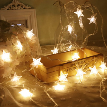 Oświetlenie LED gwiazdy JQ Star String LL137-5M20D-EU