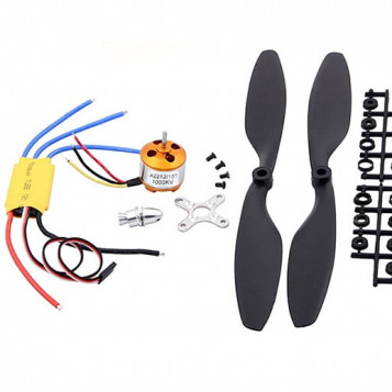 Bezszczotkowy silnik GoolRC A2212 1000KV i para śmigieł 1045