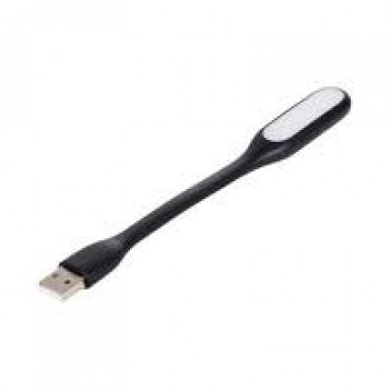 Mini lampka LED zasilana przez USB do laptopa czarna
