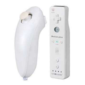 Kontroler do Nintendo WII MOTION 2in1 biały