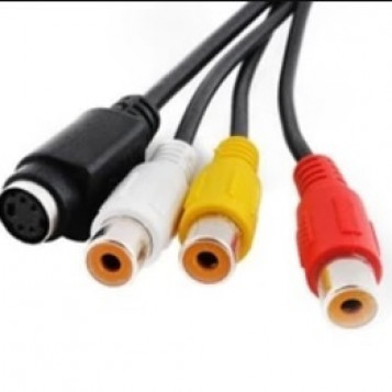 Kabel do kamery cyfrowej 10 pin na AV RCA