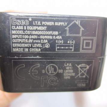 Mocny zasilacz CSEC CS18M050200FUSB 5V 2A