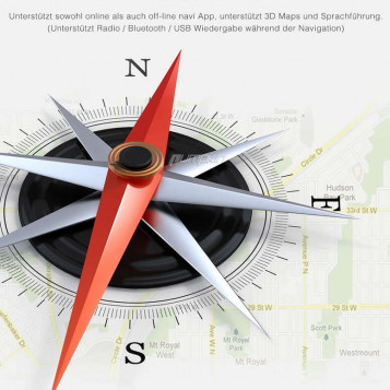 Radio nawigacja 2din uniwersalna GPS USB SD ekran dotykowy