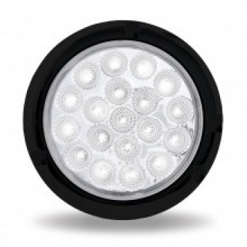 Tyle światło samochodowe okrągłe 12 LED 24V białe