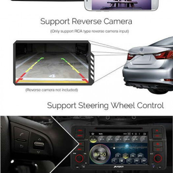 Duże radio BMW E46 nawigacja dvd android