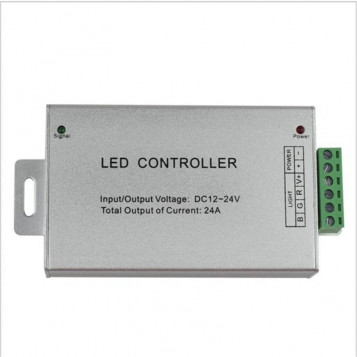 Kontroler taśm led RGB 288W 24A pilot radiowy 44P