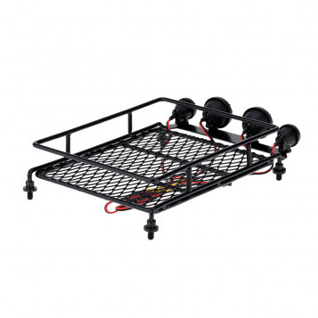 Bagażnik dachowy Austar RM4993B dla samochodów RC 1/10 1/8 z oświetleniem