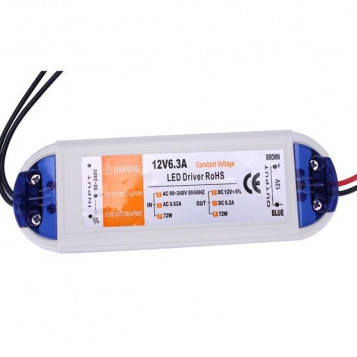 Sterownik zasilacz LED 3X 12V 72W 6.2A