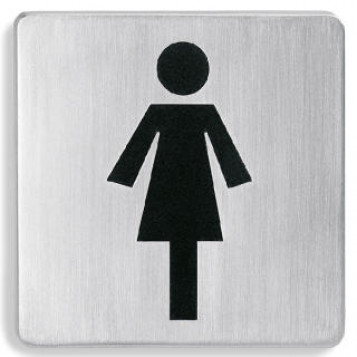 Piktogram tabliczka na drzwi DAMSKA WC Blomus