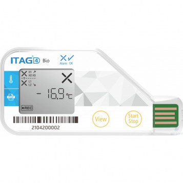Jednorazowy rejestrator temperatury USB ITAG4 Bio