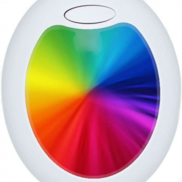 Lampa lampka nocna zmieniająca kolory RGB 7 LED Bonaura