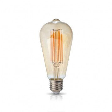Żarówka LED Polux ST64 E27 7W 2700K Retro ciepła