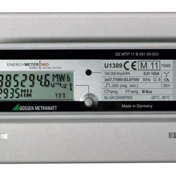 Licznik prądu trójfazowy przekładnikowy Gossen Metrawatt U1387-V011 5A