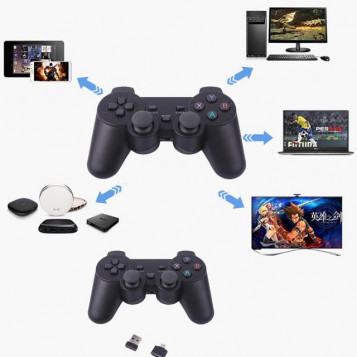Kontroler bezprzewodowy PAD do PS3 analog cyfrowy 2.4G