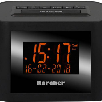 Radiobudzik Karcher DAB 2420 FM czarny