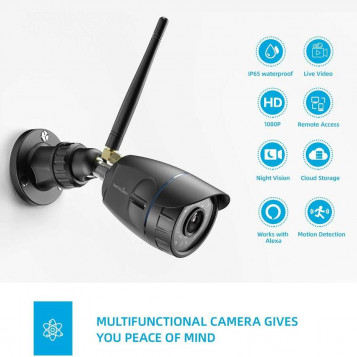 Kamera zewnętrzna IP Wansview W4 1080P FHD IP65