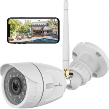 Kamera zewnętrzna IP Wansview W4 1080P FHD IP65 biały